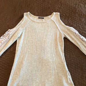 Adorable cold shoulder top